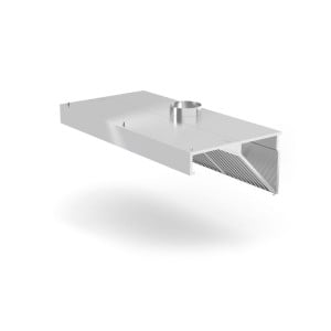 Wall-Mounted Range Hood - L 1200 x 700 mm - Hendi
