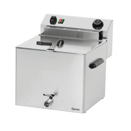 Friteuse Pro 10 L avec vanne de vidange pour restaurant