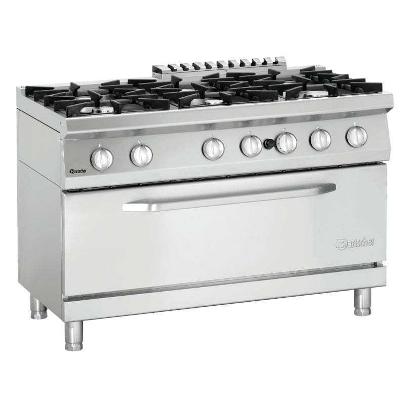 6-Burner Stove with Large Gas Oven Series 700