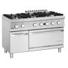 6-Burner Stove with GN 2/1 Gas Oven and Cabinet Series 700