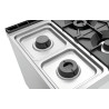 Sechsbrenner-Herd Serie 900 - Gasofen GN 2/1 und Schrank der Marke Bartscher