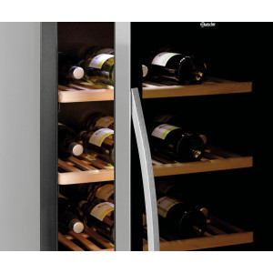 Professional dual-zone wine cellar Bartscher 126 bottles