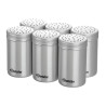 Set of 6 Aluminum Salt Shakers - 11 cm - Bartscher