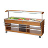 Sliding Shelves for Heated and Refrigerated Buffet - 6 x GN 1/1