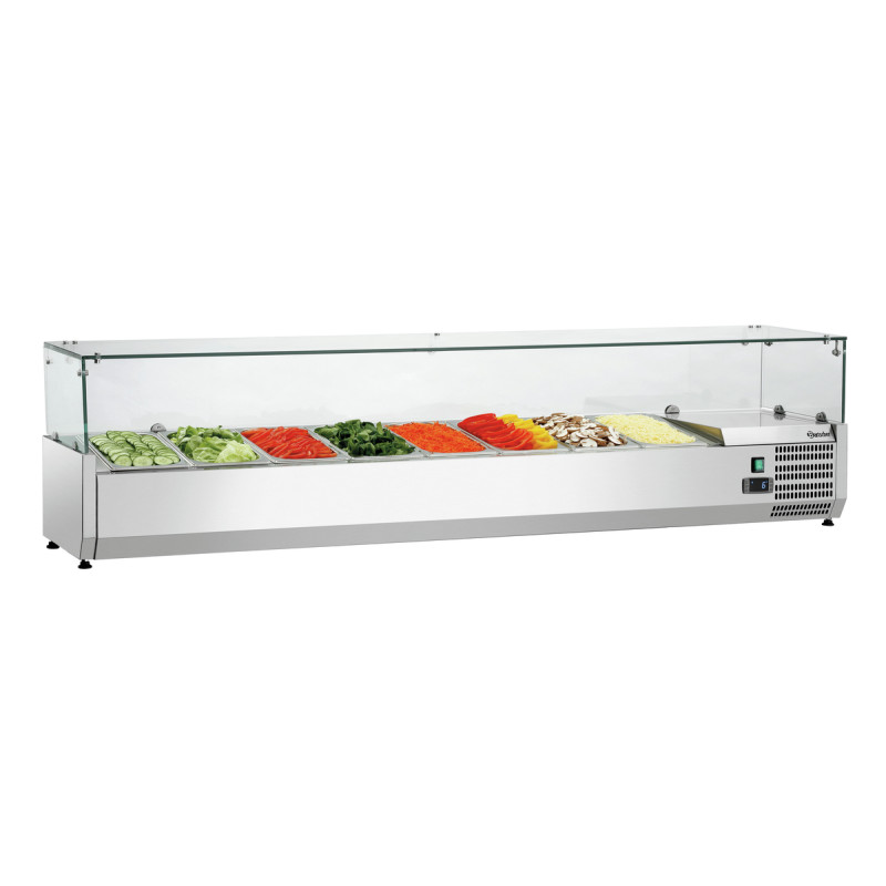 Saladette zum Aufstellen - 8 x GN 1/3 Saladette zum Aufstellen - 8 x GN 1/3
