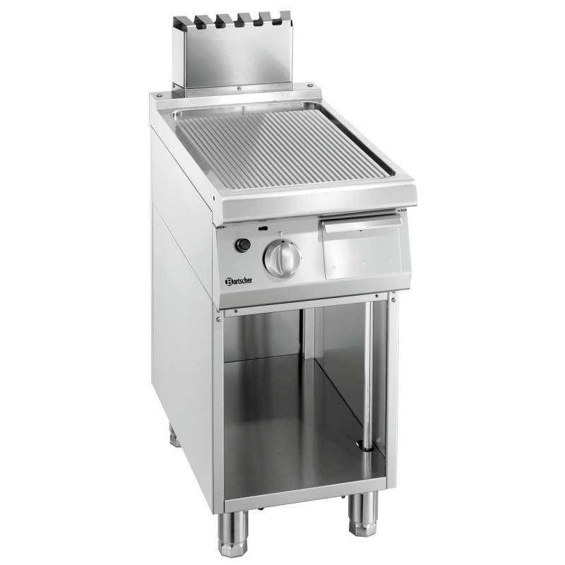 Gerillte Snackplatte Breite 400 mm - Gas Gerillte Snackplatte Breite 400 mm - Gas