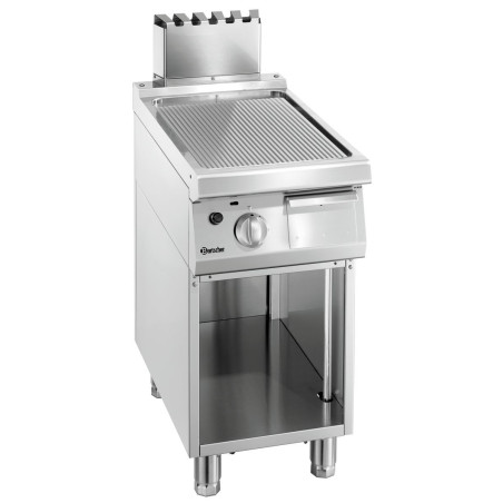 Gerillte Snackplatte Breite 400 mm - Gas