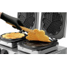 Professional Double Waffle Maker - 2 x 5 Heart-shaped Waffles - Bartscher