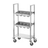 Cutlery Trolley in Stainless Steel - Bartscher