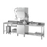 Lave-vaisselle à capot DS 500 SR Bartscher robuste en inox - Performances professionnelles