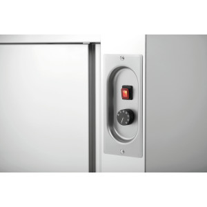 Armoire chauffante professionnelle en inox - Bartscher 347107