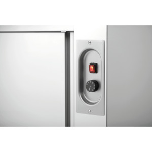 Armoire chauffante professionnelle en acier inoxydable - 2000W 4T