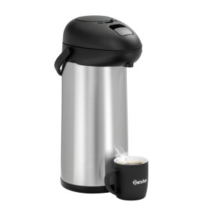 Pump-Thermos 5L Bartscher - Optimale Konservierung, ideal für Profis.