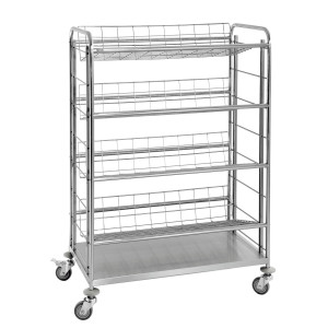 Robust beverage bin cart for catering professionals