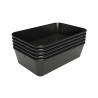 Presentation dish 80S-190x300 in black melamine - Bartscher - Attractive design