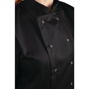 Veste De Cuisine Mixte Noire À Manches Courtes Vegas - Taille Xxl - Whites Chefs Clothing - Fourniresto