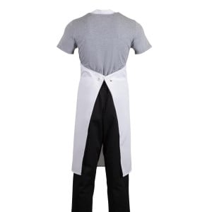 Schürze Latz Weiß - Größe XL 915 x 1066 mm - Whites Chefs Clothing - Fourniresto