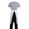 Schürze Latz Weiß - Größe XL 915 x 1066 mm - Whites Chefs Clothing - Fourniresto