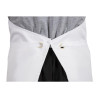 Schürze Latz Weiß - Größe XL 915 x 1066 mm - Whites Chefs Clothing - Fourniresto