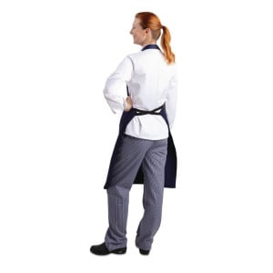 Schürze Latz Marineblau 710 x 970 mm - Whites Chefs Clothing - Fourniresto