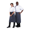 Schürze in Blau und Weiß gestreift 760 x 920 mm - Whites Chefs Clothing - Fourniresto