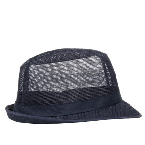 Hut Trilby Marineblau mit Netz - Größe M 570 mm - FourniResto - Fourniresto