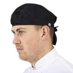 Black Polycotton Bandana Chef - Chef Works - Fourniresto