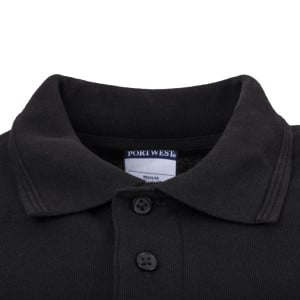 Unisex Black Polo - Size XL - FourniResto - Fourniresto