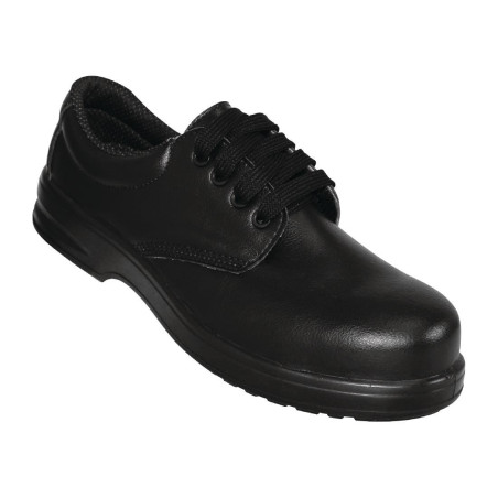 Chaussures De Sécurité À Lacets Noires - Taille 36 - Lites Safety Footwear - Fourniresto