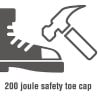 Chaussures De Sécurité À Lacets Noires - Taille 44 - Lites Safety Footwear - Fourniresto