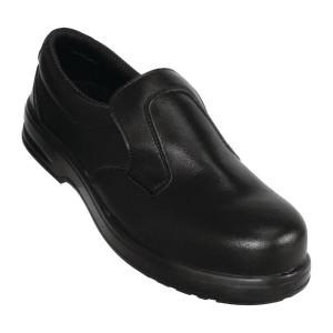 Black Safety Moccasins - Size 45 - Lites Safety Footwear - Fourniresto