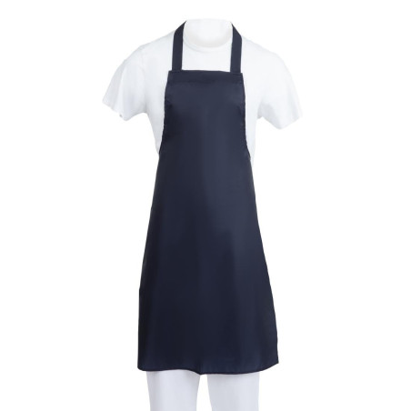 Schürze mit Latz Wasserabweisend Blau 1016 x 711 mm - Whites Chefs Clothing - Fourniresto