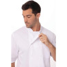 White Montreal Cool Vent Unisex Chef Jacket - Size L - Chef Works - Fourniresto