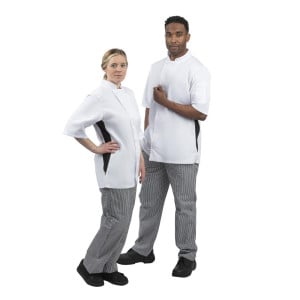 White Nevada Unisex Kitchen Jacket - Size L - Whites Chefs Clothing - Fourniresto