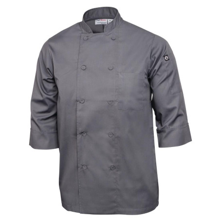 Veste De Cuisine Mixte Grise - Taille S - Chef Works - Fourniresto