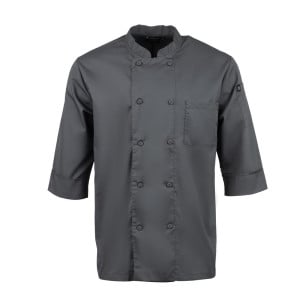 Veste De Cuisine Mixte Grise - Taille S - Chef Works - Fourniresto