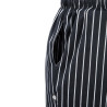 Kochhose Unisex Baggy Gestreift Schwarz und Weiß - Größe L - Chef Works - Fourniresto