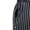 Pantalon De Cuisine Mixte Baggy Rayé Noir Et Blanc - Taille S - Chef Works - Fourniresto