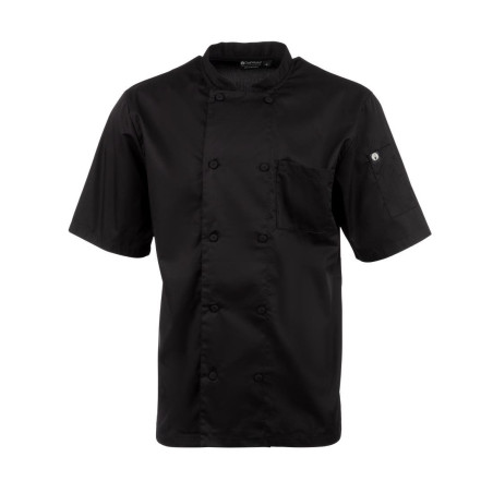 Veste De Cuisine Mixte Noire Cool Vent Montreal - Taille M - Chef Works - Fourniresto