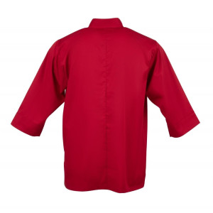 Veste De Cuisine Mixte Rouge - Taille L - Chef Works - Fourniresto