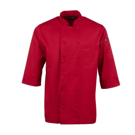 Kochjacke Unisex Rot - Größe M - Chef Works - Fourniresto