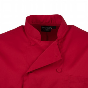 Kochjacke Unisex Rot - Größe S - Chef Works - Fourniresto