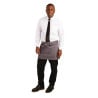 Kurze anthrazitgraue Kellnerschürze aus Polycotton 750 x 373 mm - Whites Chefs Clothing - Fourniresto