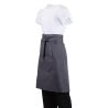 Kellnerschürze in Anthrazit aus 100% Polycotton 1000 x 700 mm - Whites Chefs Clothing - Fourniresto