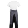 Kellnerschürze in Anthrazit aus 100% Polycotton 1000 x 700 mm - Whites Chefs Clothing - Fourniresto