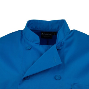 Kochjacke Unisex Blau - Größe L - Chef Works - Fourniresto