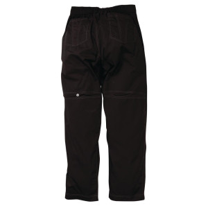 Pantalon De Cuisine Mixte Baggy Noir - Taille M - Chef Works - Fourniresto