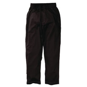 Pantalon De Cuisine Mixte Baggy Noir - Taille M - Chef Works - Fourniresto