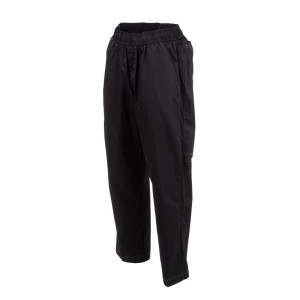 Pantalon De Cuisine Mixte Baggy Noir - Taille S - Chef Works - Fourniresto