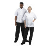 White Short Sleeve Boston Kitchen Jacket - Size XS - Whites Chefs Clothing - Fourniresto